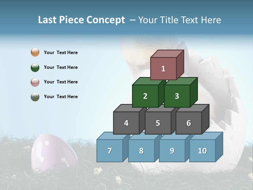 Easter Rabbit Sweet Chick PowerPoint Template