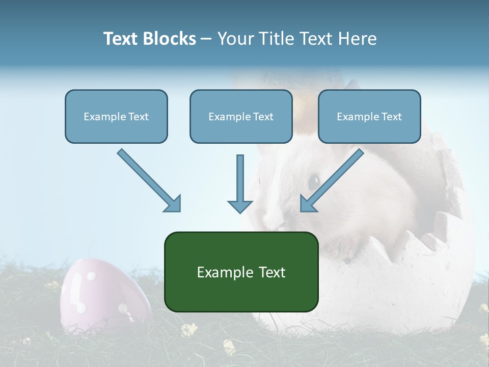 Easter Rabbit Sweet Chick PowerPoint Template