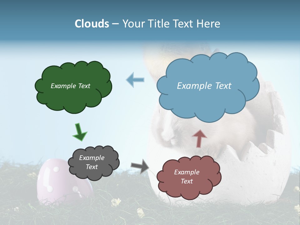 Easter Rabbit Sweet Chick PowerPoint Template