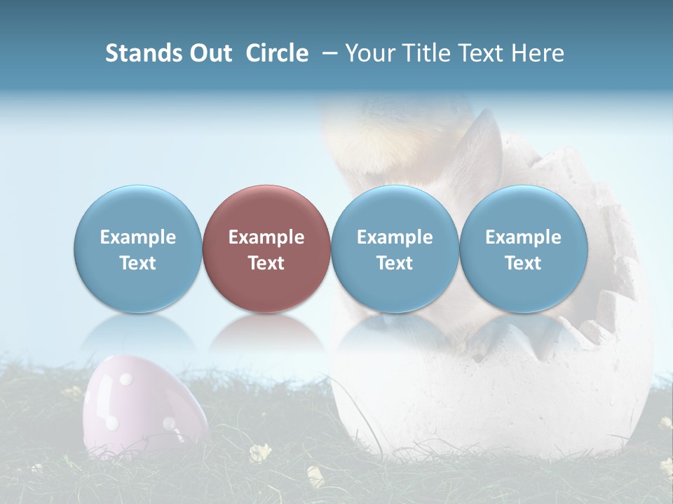 Easter Rabbit Sweet Chick PowerPoint Template