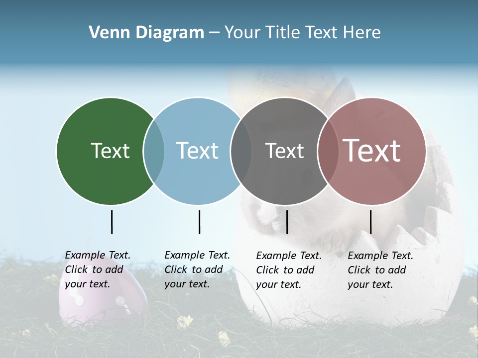 Easter Rabbit Sweet Chick PowerPoint Template