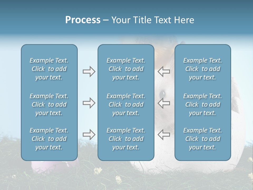 Easter Rabbit Sweet Chick PowerPoint Template