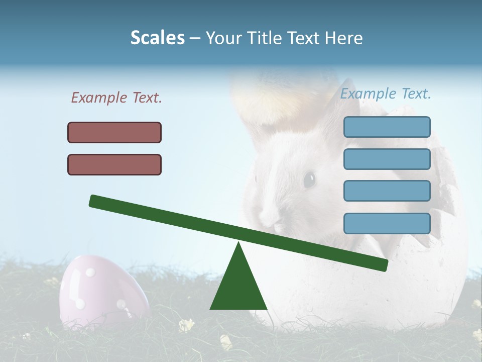 Easter Rabbit Sweet Chick PowerPoint Template