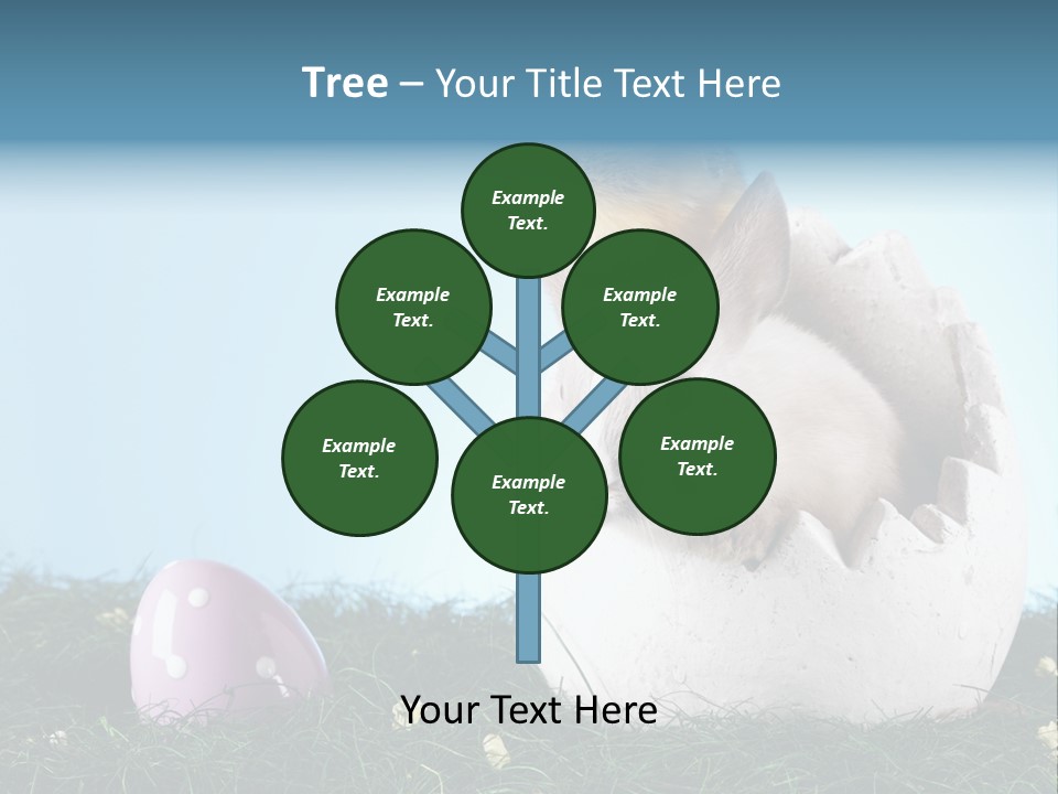 Easter Rabbit Sweet Chick PowerPoint Template