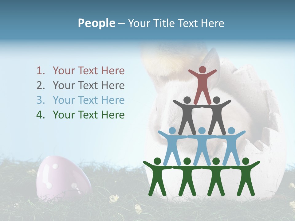 Easter Rabbit Sweet Chick PowerPoint Template