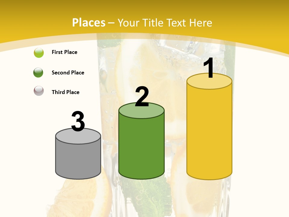 Thirst Clean Yellow PowerPoint Template