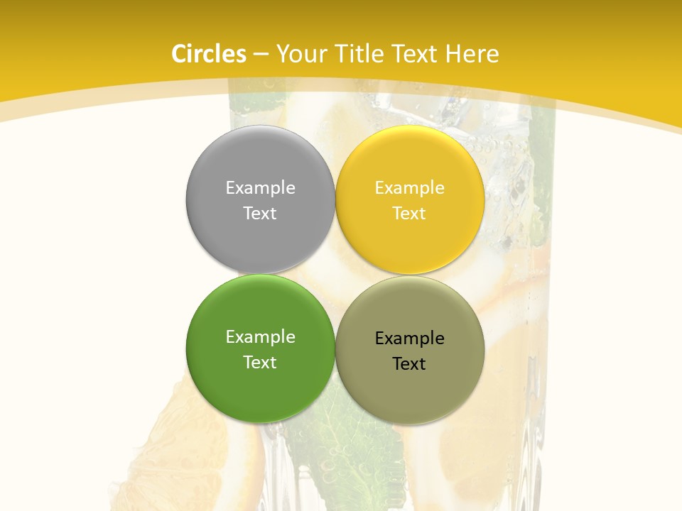 Thirst Clean Yellow PowerPoint Template