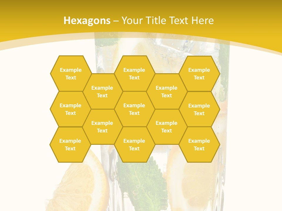 Thirst Clean Yellow PowerPoint Template