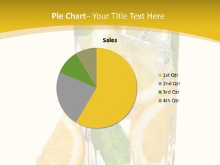 Thirst Clean Yellow PowerPoint Template