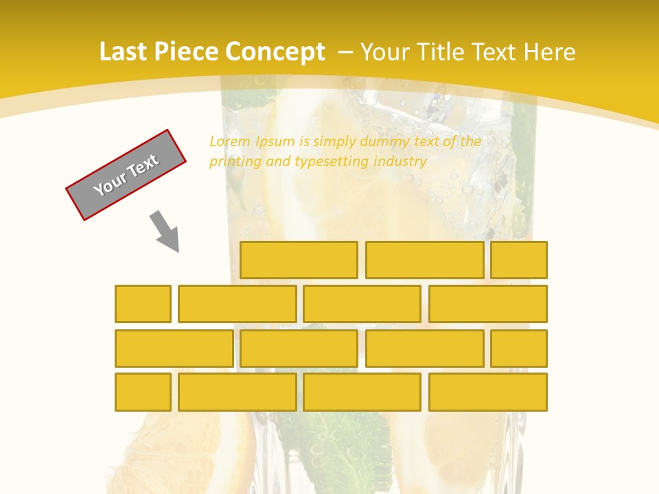Thirst Clean Yellow PowerPoint Template