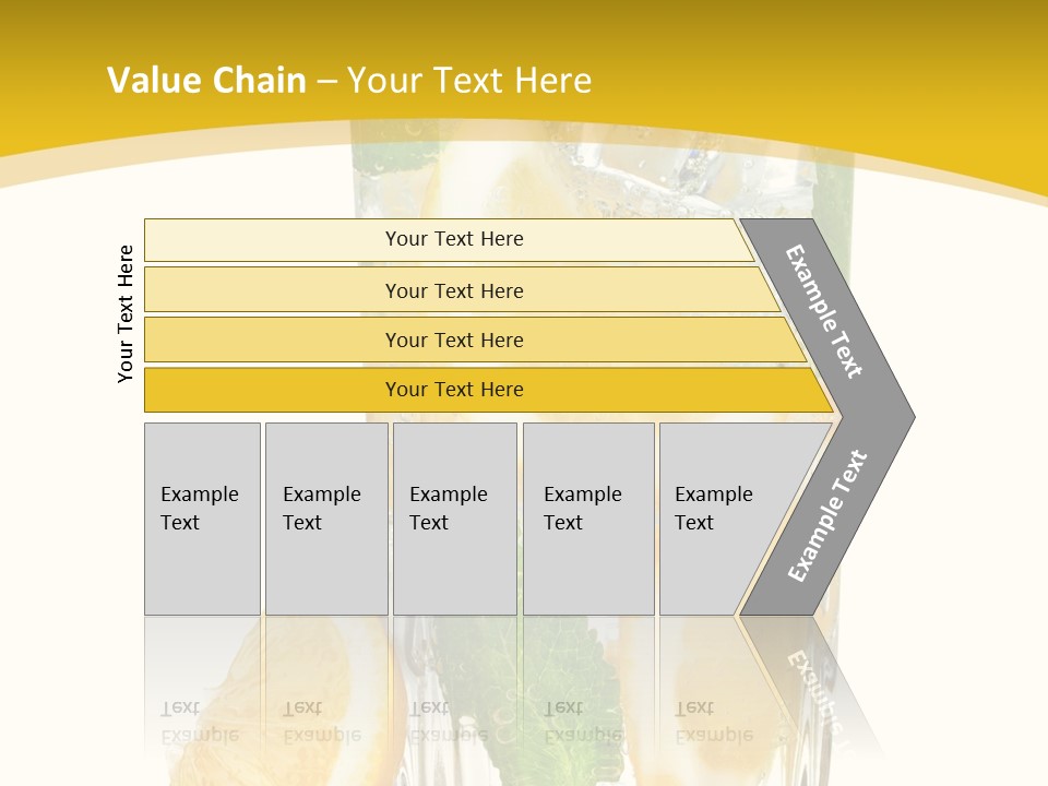 Thirst Clean Yellow PowerPoint Template