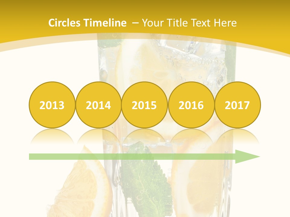Thirst Clean Yellow PowerPoint Template