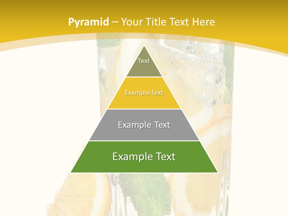 Thirst Clean Yellow PowerPoint Template