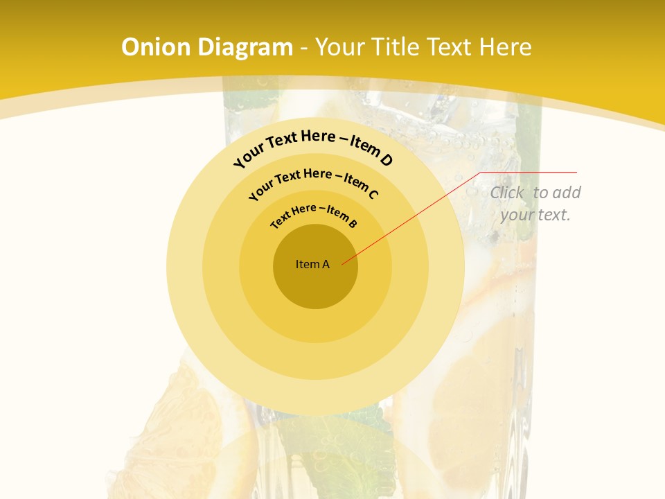 Thirst Clean Yellow PowerPoint Template