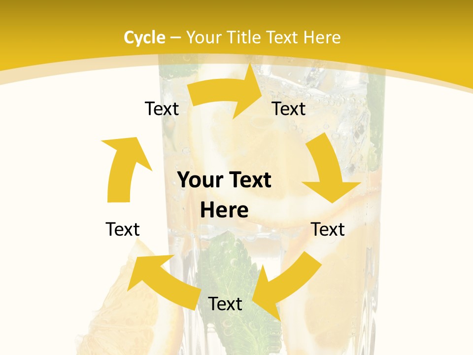 Thirst Clean Yellow PowerPoint Template