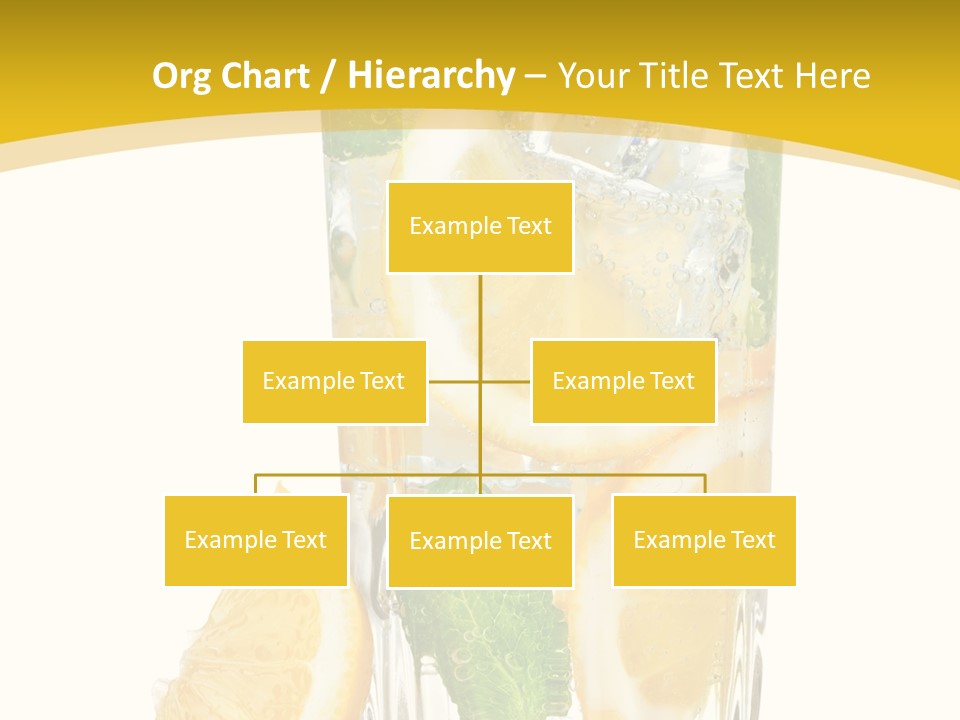 Thirst Clean Yellow PowerPoint Template