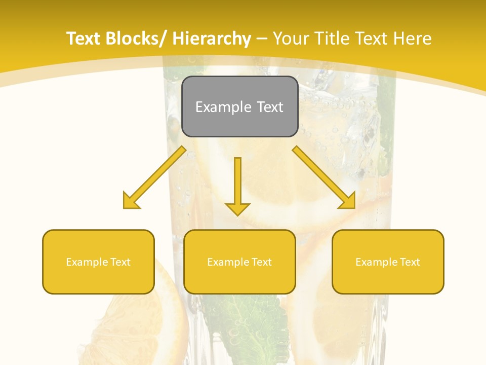 Thirst Clean Yellow PowerPoint Template