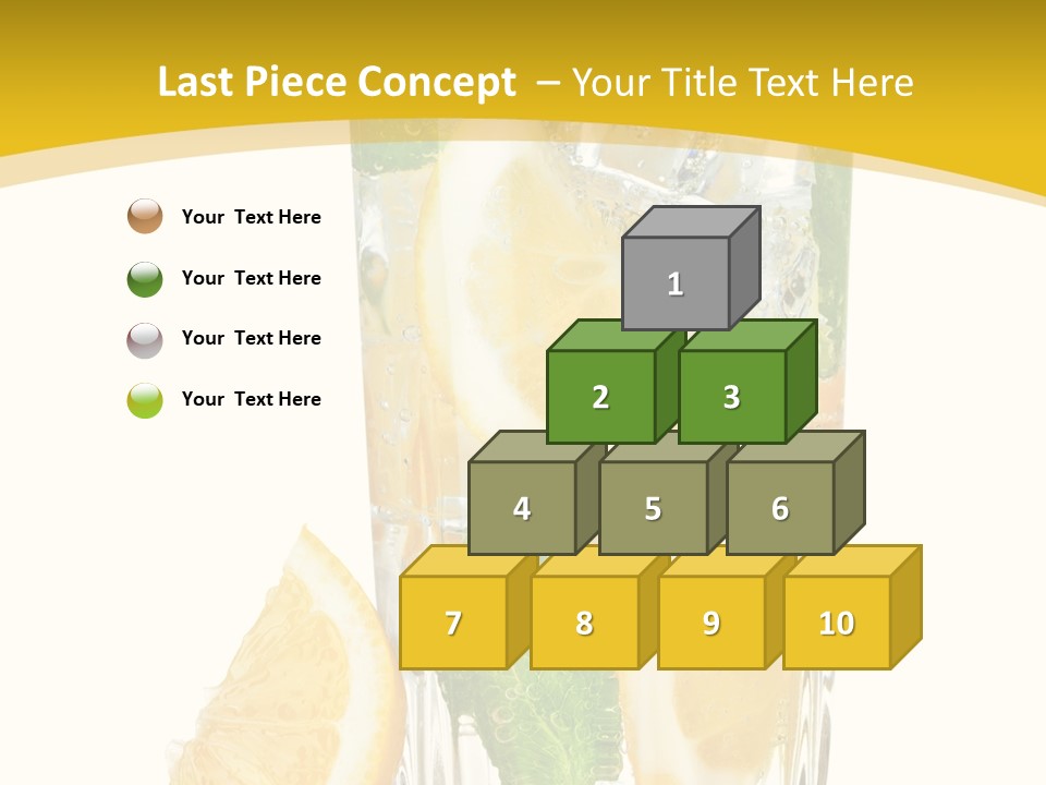 Thirst Clean Yellow PowerPoint Template