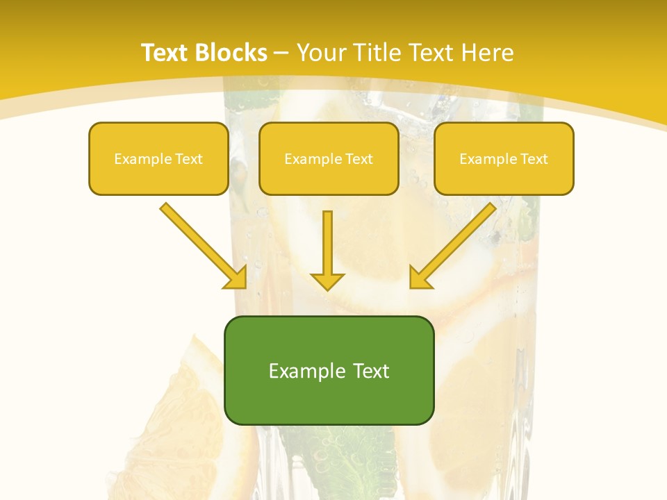 Thirst Clean Yellow PowerPoint Template