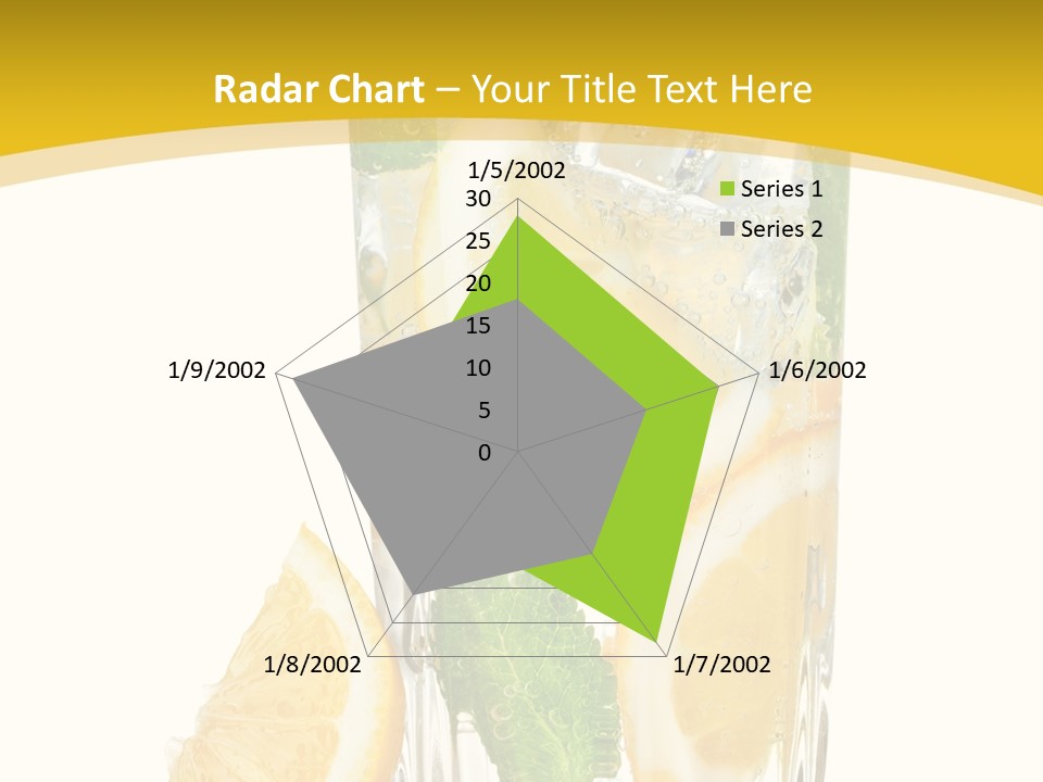 Thirst Clean Yellow PowerPoint Template