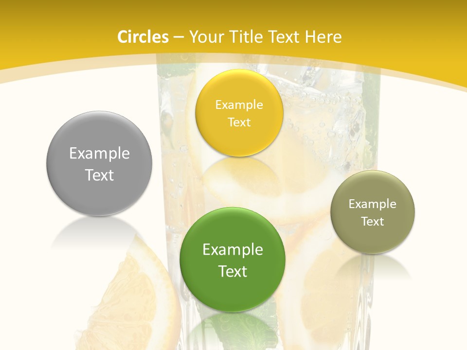 Thirst Clean Yellow PowerPoint Template