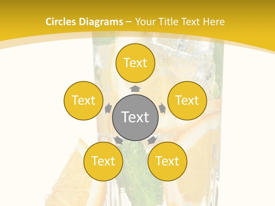 Thirst Clean Yellow PowerPoint Template