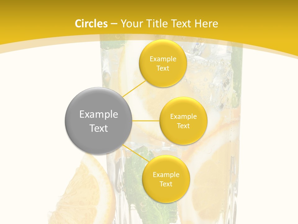 Thirst Clean Yellow PowerPoint Template