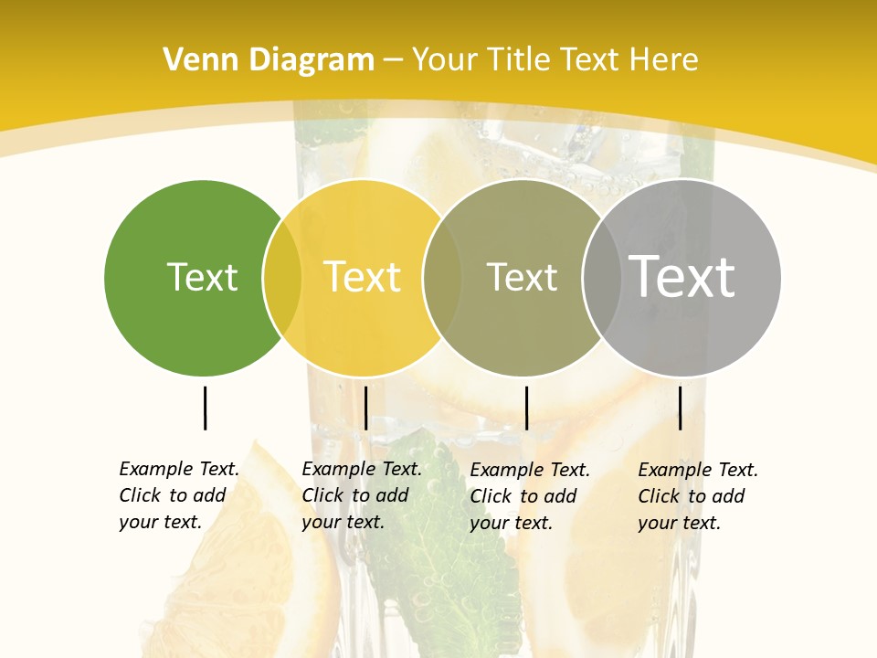 Thirst Clean Yellow PowerPoint Template