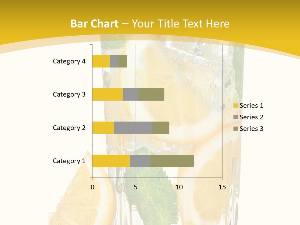 Thirst Clean Yellow PowerPoint Template