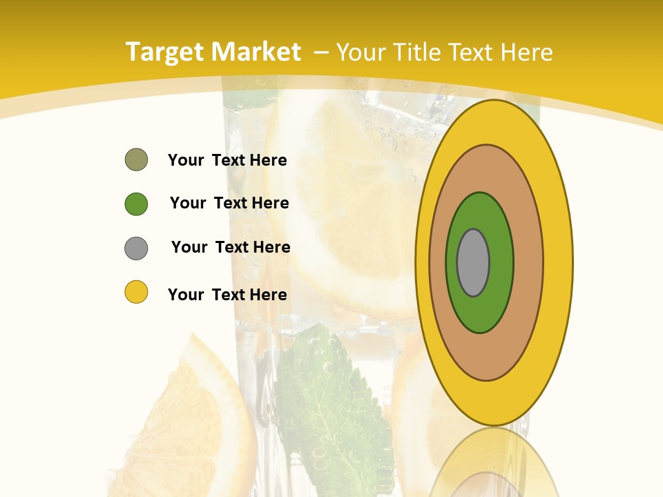 Thirst Clean Yellow PowerPoint Template