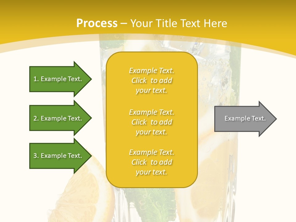 Thirst Clean Yellow PowerPoint Template