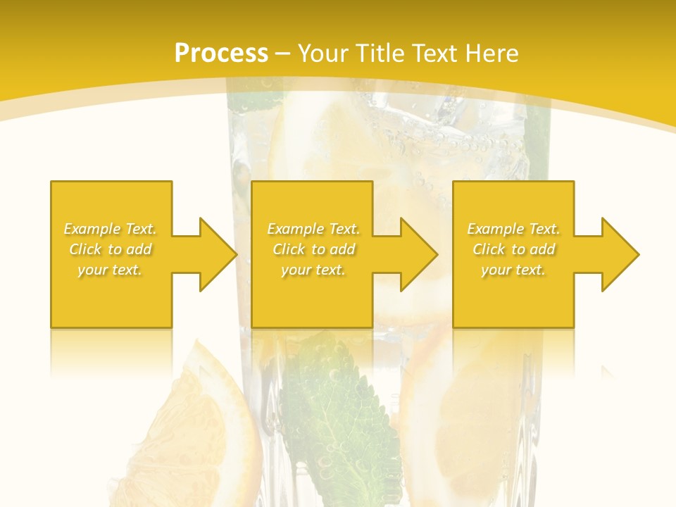 Thirst Clean Yellow PowerPoint Template