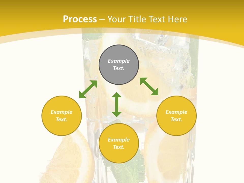Thirst Clean Yellow PowerPoint Template