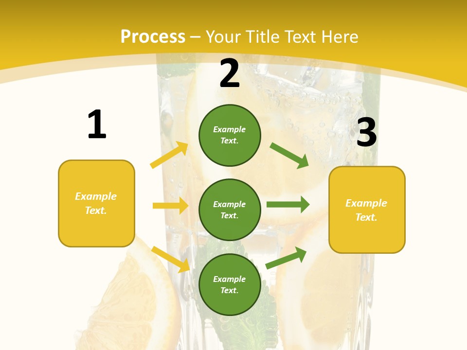 Thirst Clean Yellow PowerPoint Template