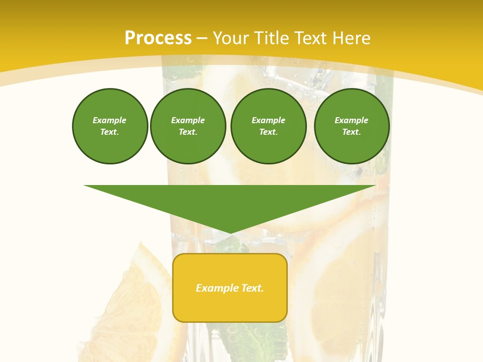 Thirst Clean Yellow PowerPoint Template