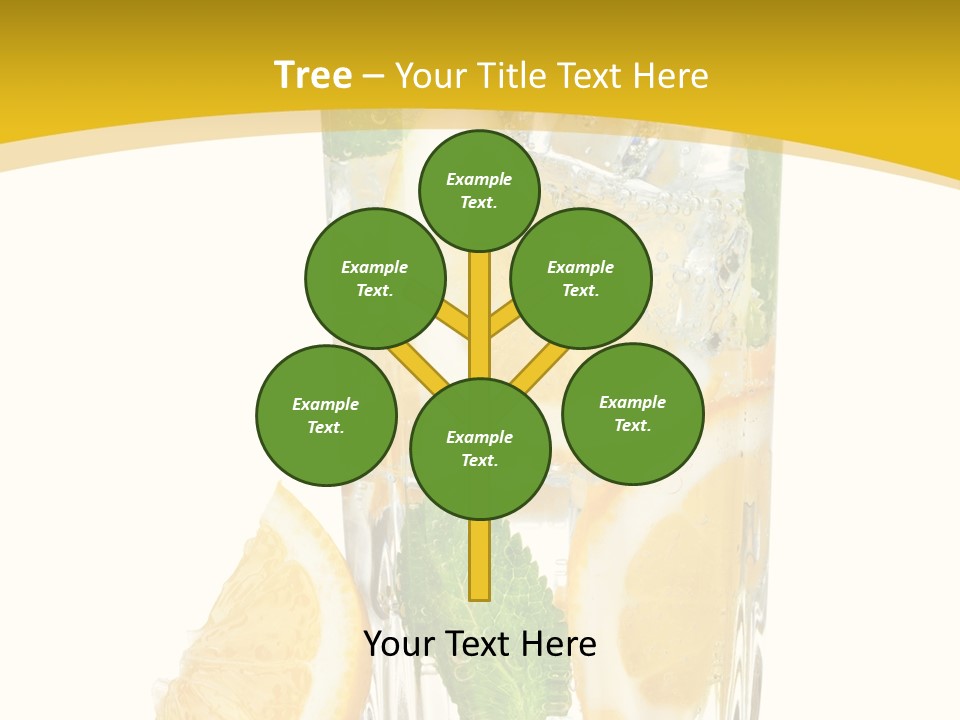 Thirst Clean Yellow PowerPoint Template