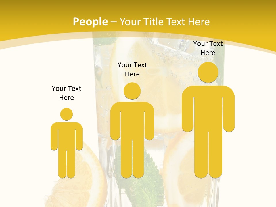 Thirst Clean Yellow PowerPoint Template