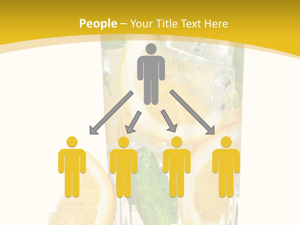 Thirst Clean Yellow PowerPoint Template
