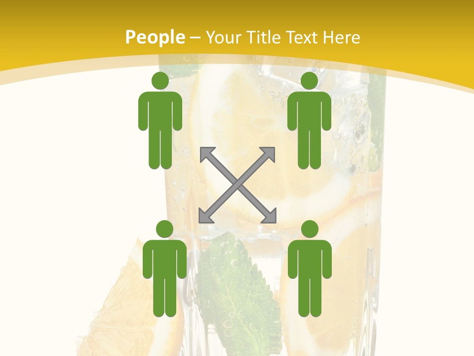 Thirst Clean Yellow PowerPoint Template