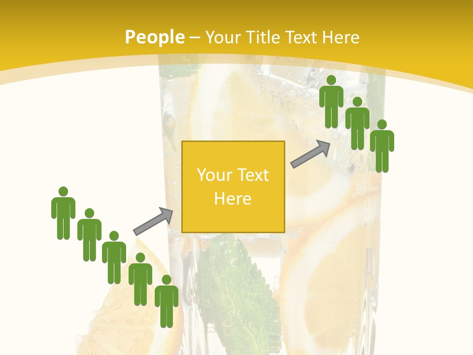 Thirst Clean Yellow PowerPoint Template