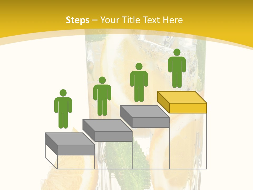 Thirst Clean Yellow PowerPoint Template
