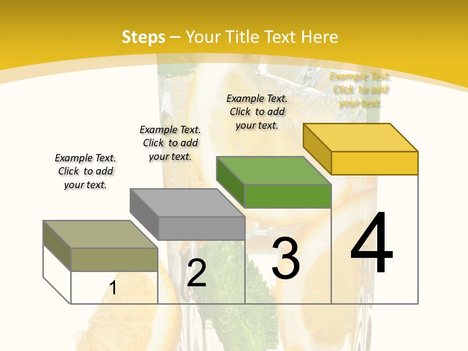 Thirst Clean Yellow PowerPoint Template