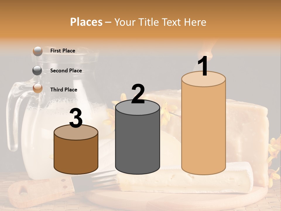 Parmesan Edible White PowerPoint Template