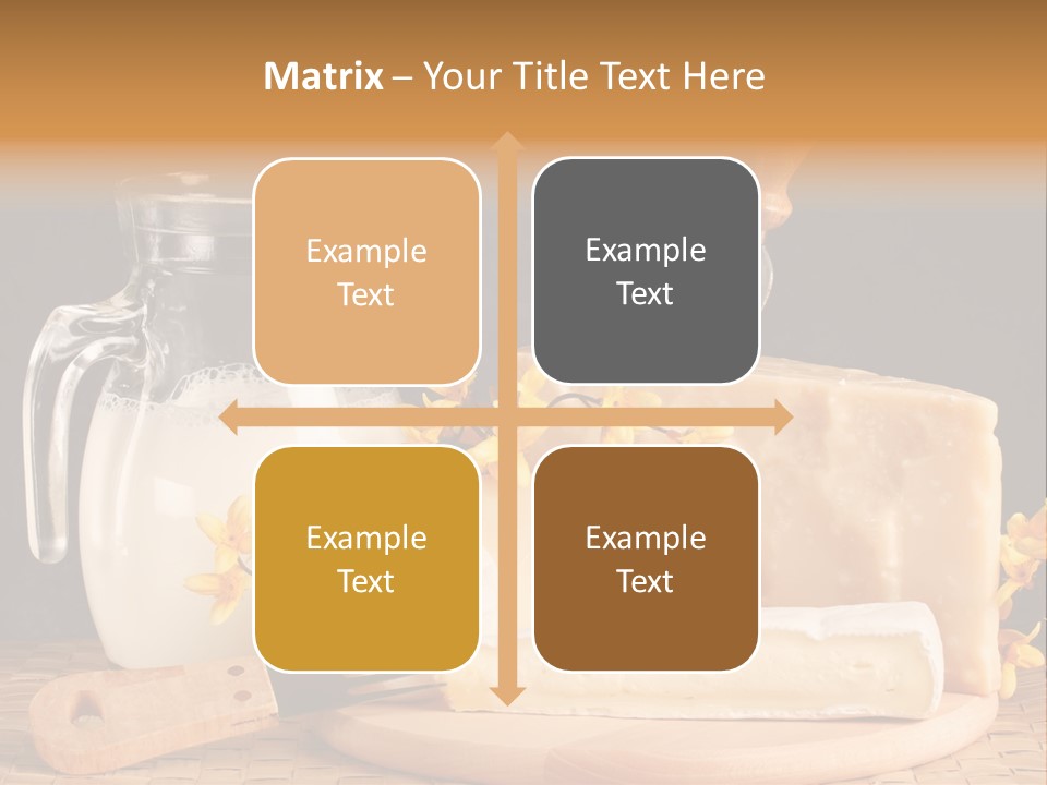 Parmesan Edible White PowerPoint Template