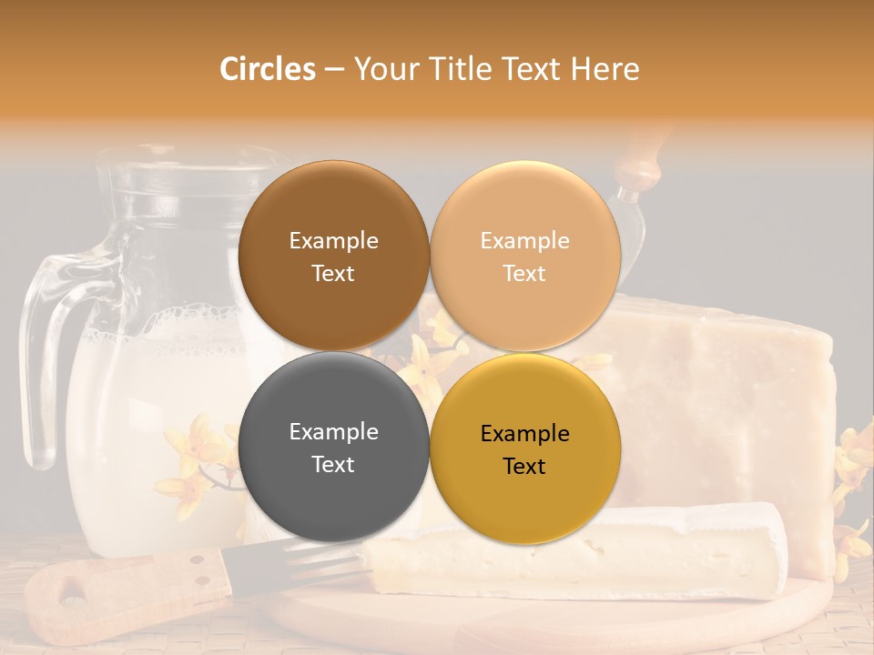 Parmesan Edible White PowerPoint Template