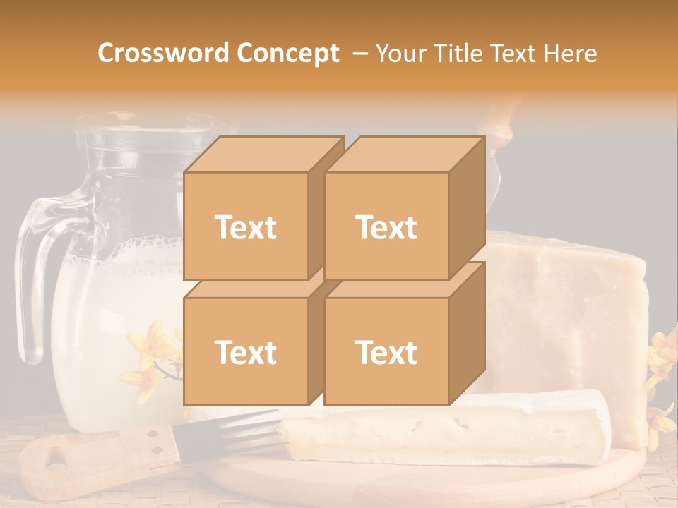 Parmesan Edible White PowerPoint Template