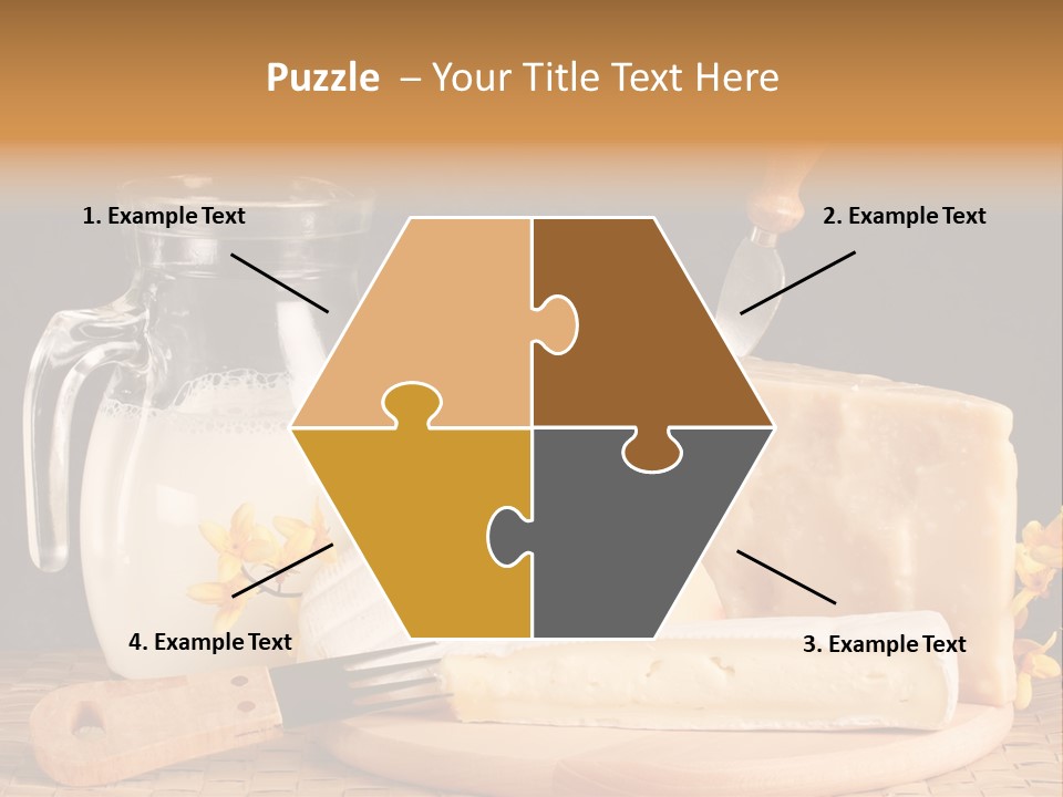 Parmesan Edible White PowerPoint Template