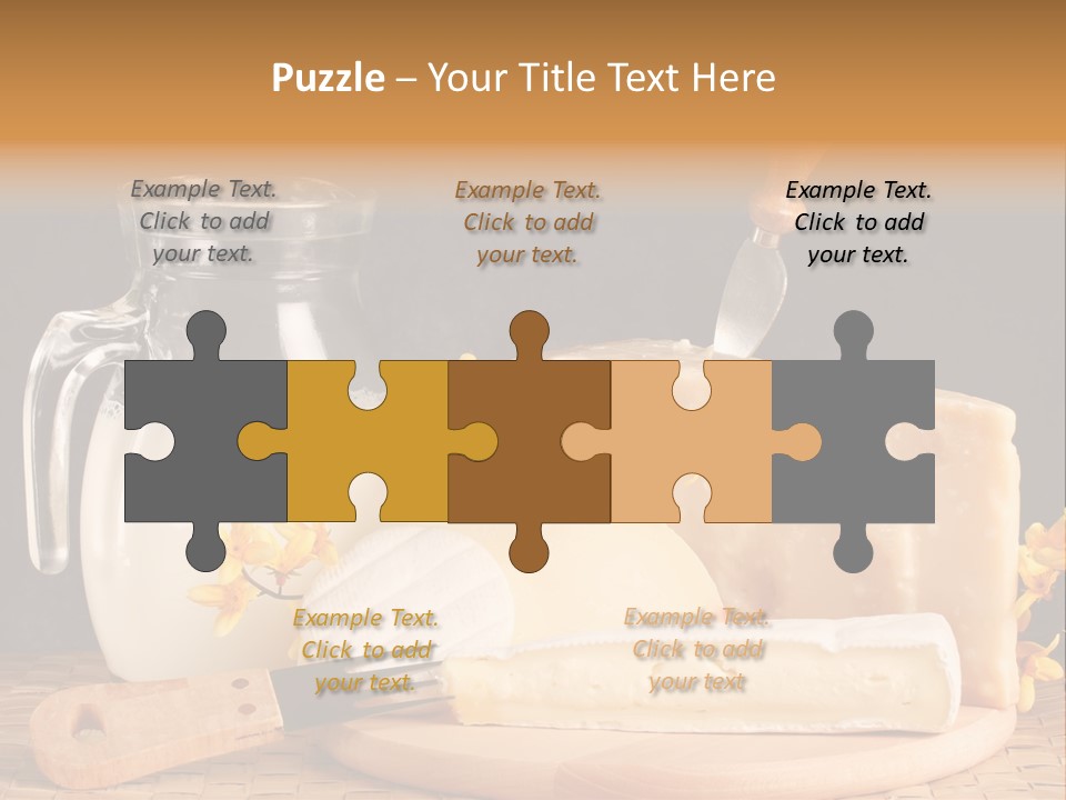 Parmesan Edible White PowerPoint Template