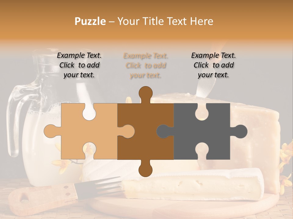 Parmesan Edible White PowerPoint Template