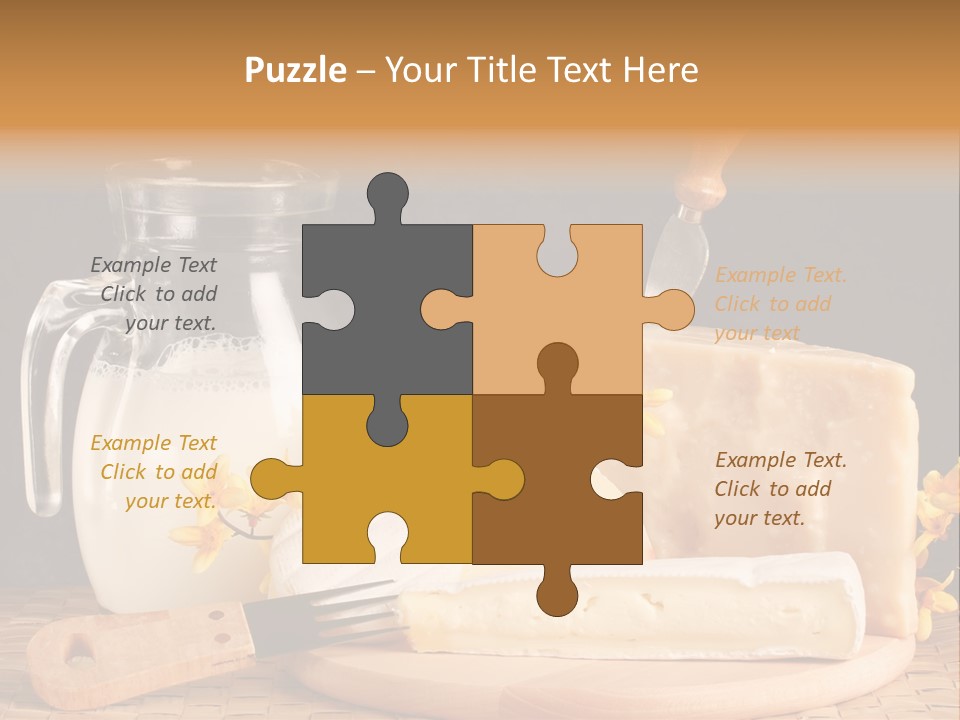 Parmesan Edible White PowerPoint Template